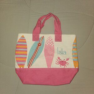 Pottery Barn Kids Beach Tote Bag (Isla Monogram)